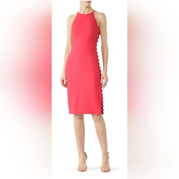 Badgley Mischka Watermelon Side Button Sheath - Picture 1 of 11